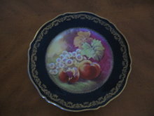 Haviland Limoges Cobalt Fruit Plate