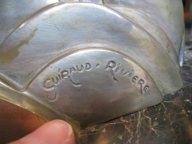 Comet Art Deco Bronze Sculpture by Maurice Guiraud-Riviere