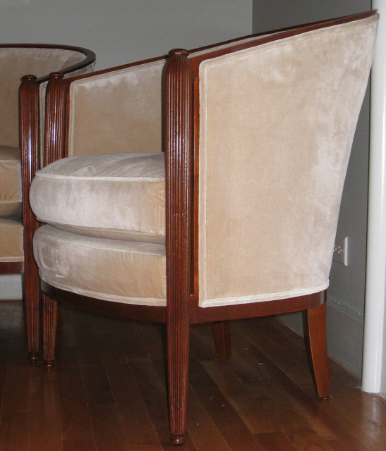 Paul Follot Art Deco Living Room Suite Loveseat & Chairs
