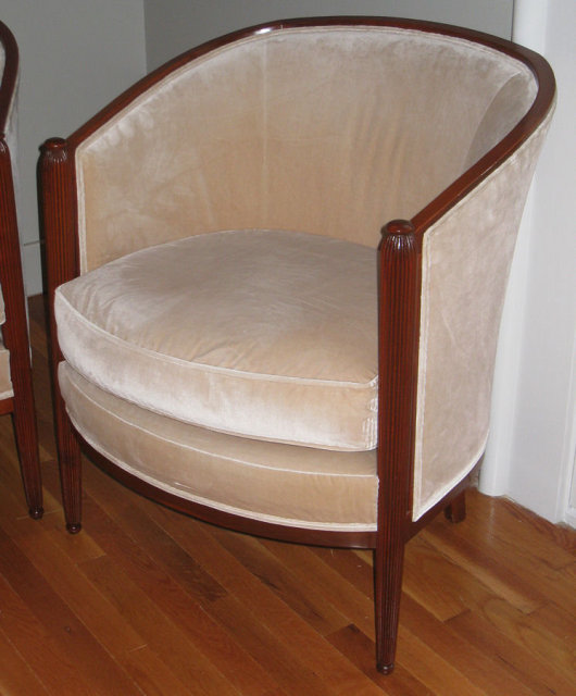 Paul Follot Art Deco Living Room Suite Loveseat & Chairs
