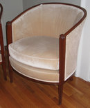 Paul Follot Art Deco Living Room Suite Loveseat & Chairs