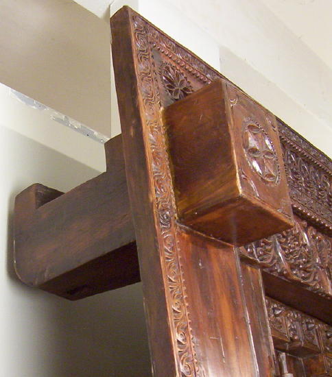 Gujarat Hand-Carved Indian Teak Door Frame
