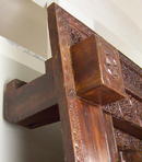 Gujarat Hand-Carved Indian Teak Door Frame