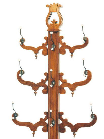 Antique Anglo-Indian Teak Hall Tree
