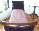 Antique English Colonial Mahogany Day Bed