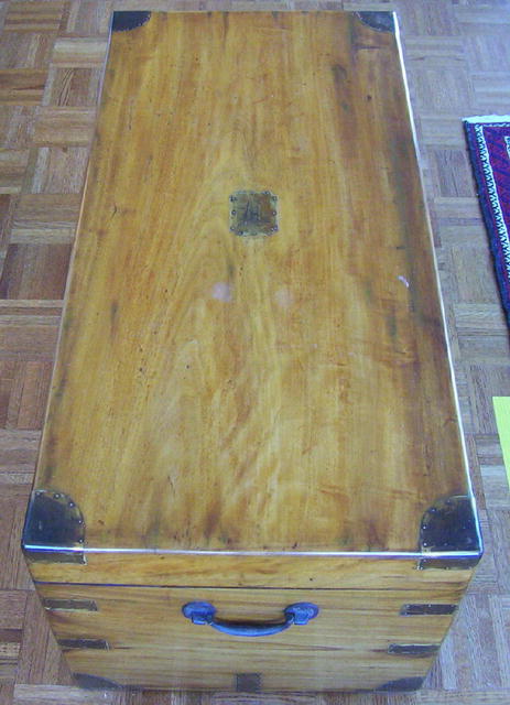 Antique China Trade Camphor Chest Trunk