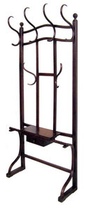 Antique Austrian Bentwood Hall Stand Coat Rack Attributed to Thonet