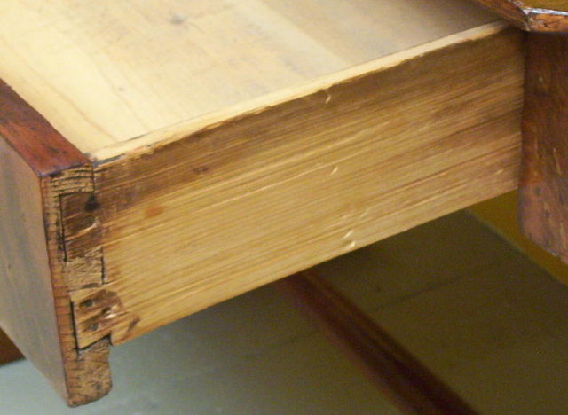 Antique German Biedermeier Period Walnut Desk