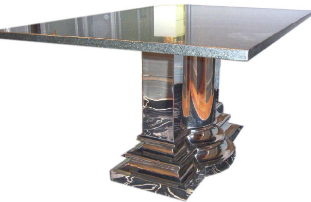 Brueton Classic Column Granite Dining Table