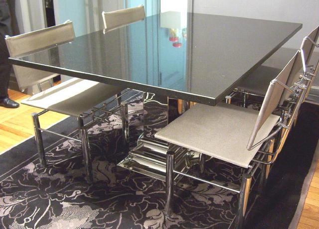Brueton Classic Column Granite Dining Table