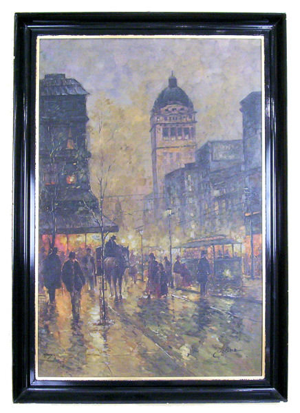 c1920 COLLINS Vienna Cityscape