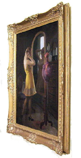 Hungarian EMIL PAP Figural Oil Painting