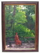 Alajos BAY Hungarian Wooded Landscape