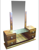 French Art Deco Vanity & Dressing Mirror