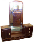 French Art Deco Vanity & Dressing Mirror