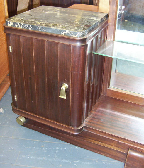 French Art Deco Vanity & Dressing Mirror