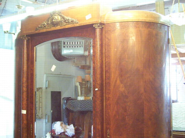 Large Antique French Empire Revival Armoire
