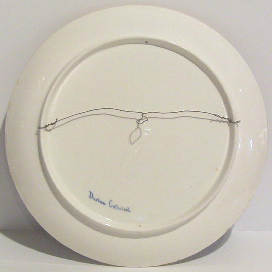 1877 MINTON Durham Cathedral Ceramic Plate