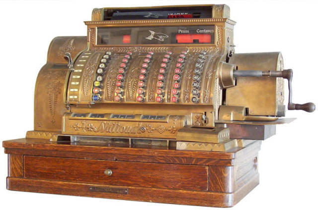 c1912 Spanish National Cash Register