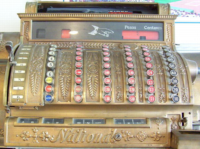 c1912 Spanish National Cash Register