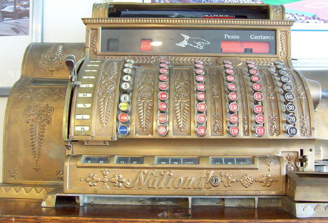 c1912 Spanish National Cash Register