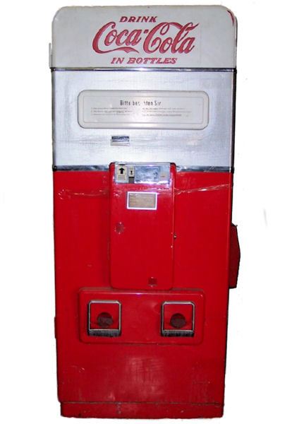 Vendo Coca-Cola GERMAN Vending Machine