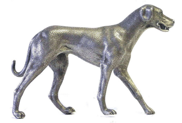 W&W Sterling Silver Labrador Dog Figurine