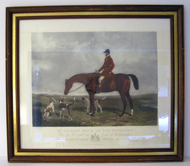 W&H Barraud Horse Hunting Engraving