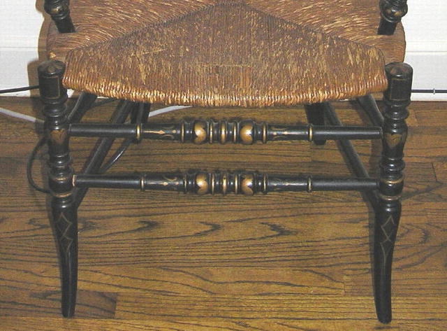 Ebonized Aesthetic American Fancy Arm Chair