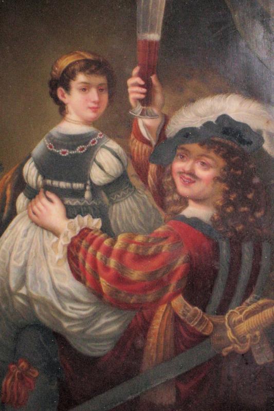 KPM Porcelain Portrait Plaque of Rembrandt & Wife