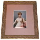 KPM Porcelain Portrait Plaque of Clotho After Paul Thumann