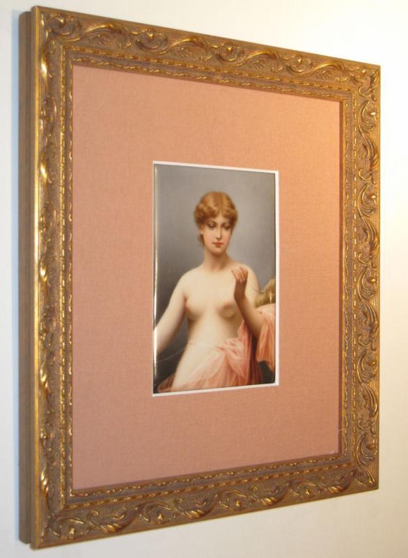 KPM Porcelain Portrait Plaque of Clotho After Paul Thumann