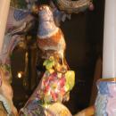Antique Rococo Revival Figural Berlin Porcelain Chandelier
