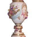 Monumental Antique Berlin KPM Neo-Rococo Porcelain Vase by Kipps