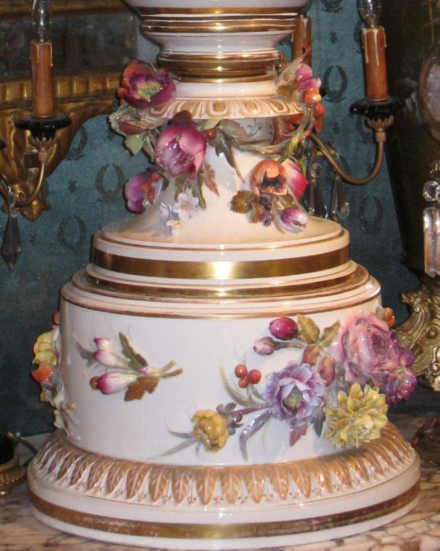Monumental Antique Berlin KPM Neo-Rococo Porcelain Vase by Kipps