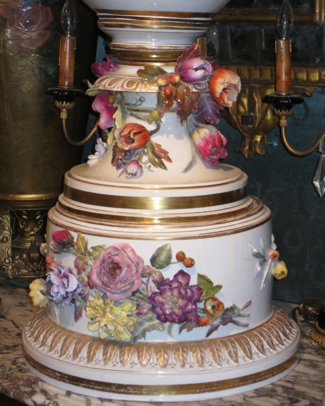 Monumental Antique Berlin KPM Neo-Rococo Porcelain Vase by Kipps