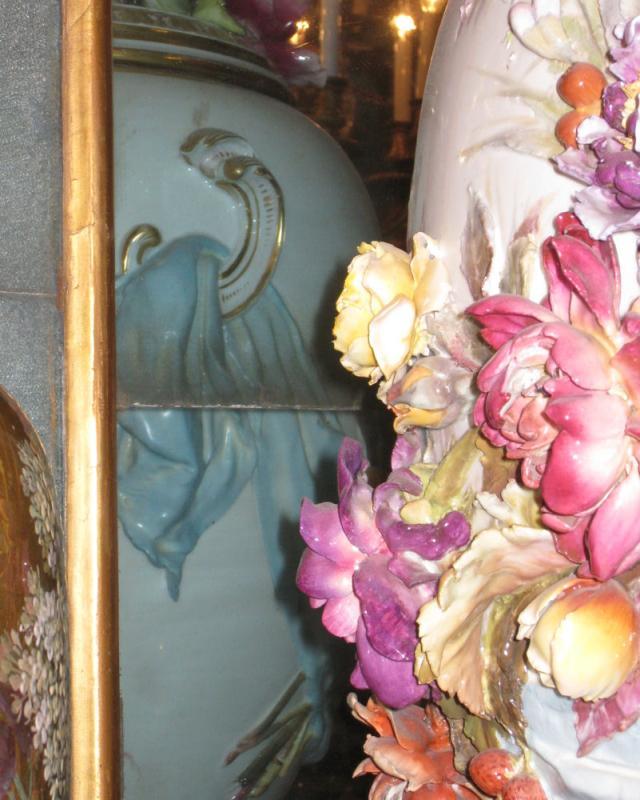 Monumental Antique Berlin KPM Neo-Rococo Porcelain Vase by Kipps