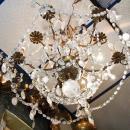 Pair of French Louis XVI Style Gilt Metal Crystal & Rock Crystal Chandeliers
