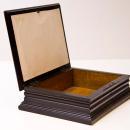 Antique Italian Pietra Dura Inlaid Ebonized Cigar Box