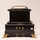 Antique Austrian Viennese Ebonized & Enamel Jewelry Chest