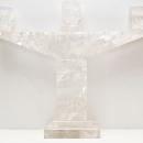 Pair Modern Rock Crystal Candelabra