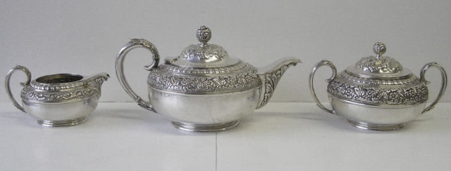 1877 TIFFANY Sterling Silver Coffee Tea Set