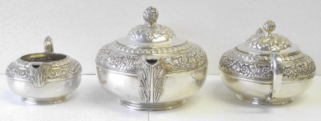 1877 TIFFANY Sterling Silver Coffee Tea Set