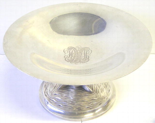 Antique TUTTLE Sterling Silver Fish Centerpiece