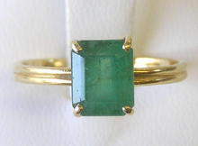 Emerald Cut Emerald 14K Gold Ring