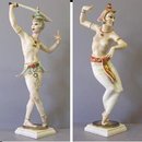 Pair Hutschenreuther Balinese Dancers