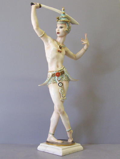 Pair Hutschenreuther Balinese Dancers