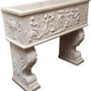 Antique Italian Neoclassical Carved Marble Jardiniere