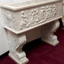 Antique Italian Neoclassical Carved Marble Jardiniere