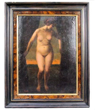 Ferenc Semjen Female Oil on Board
